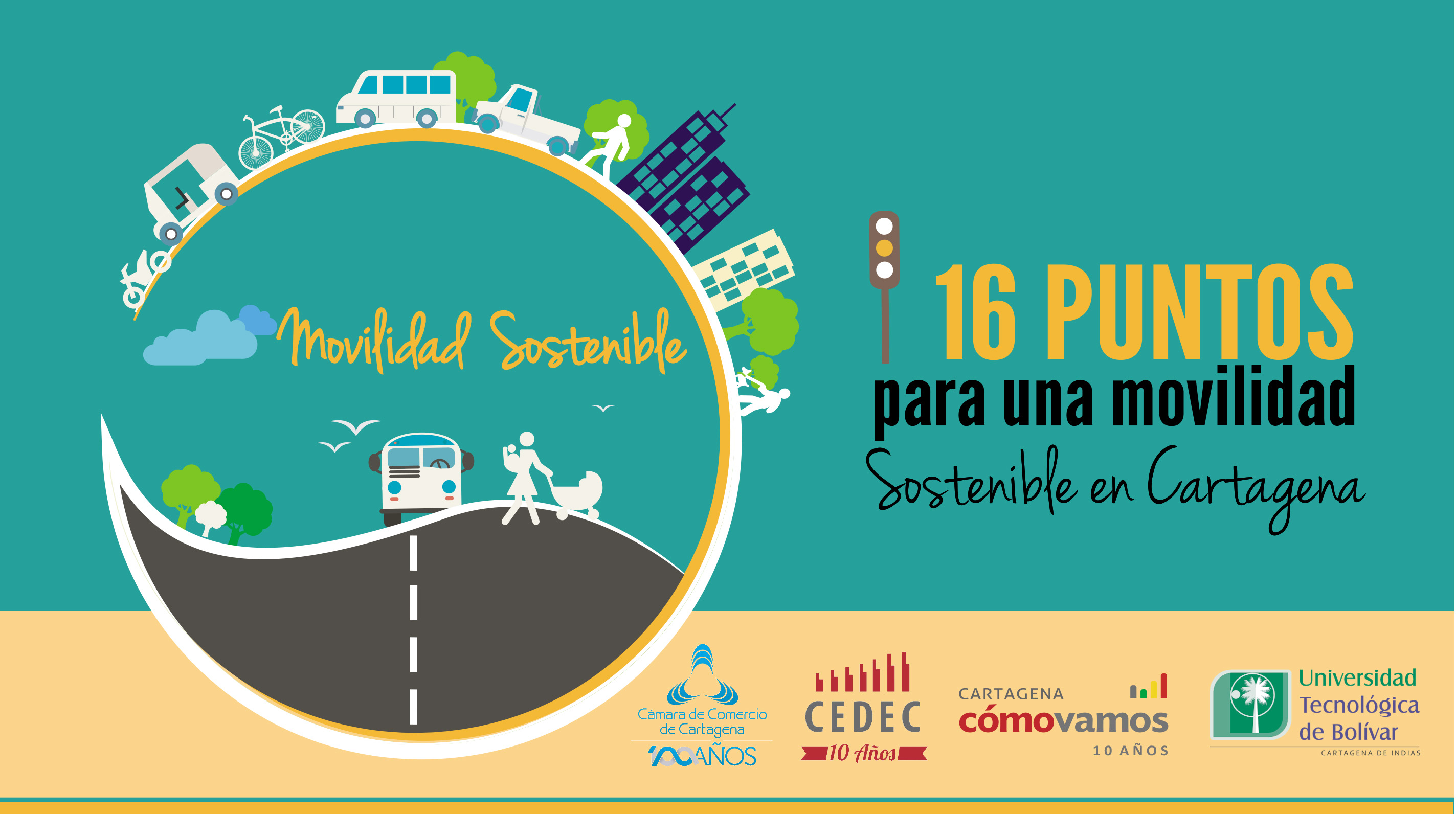 16 puntos para una movilidad sostenible en Cartagena