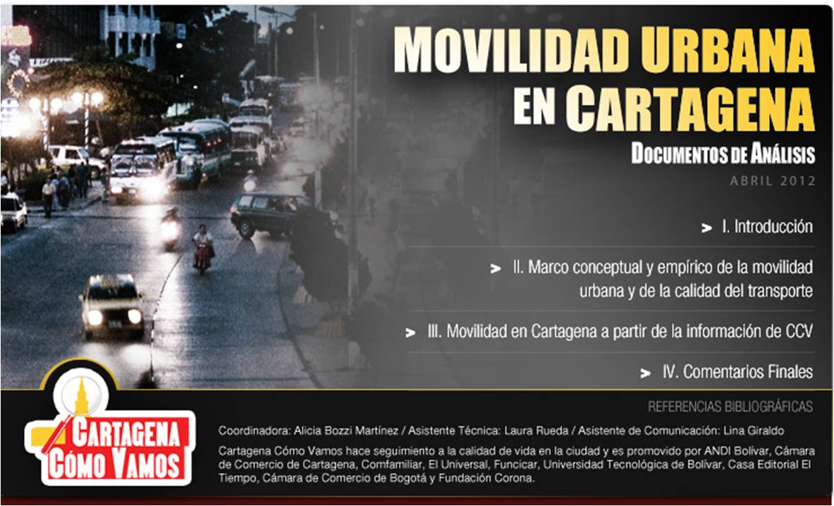 Movilidad urbana en Cartagena