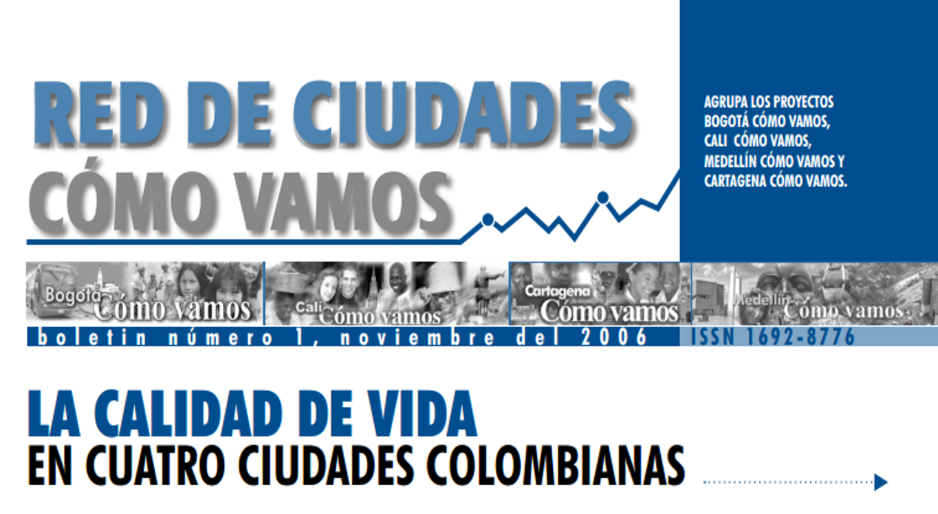 Calidad de Vida en cuatro Ciudades Colombianas 2006