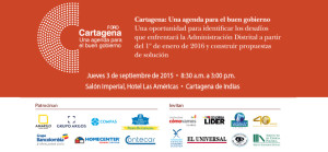 Foro «Cartagena: una agenda para el buen gobierno»