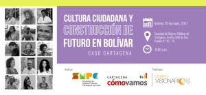 INVITACIÓN: Cultura ciudadana y construcción de futuro en Bolívar