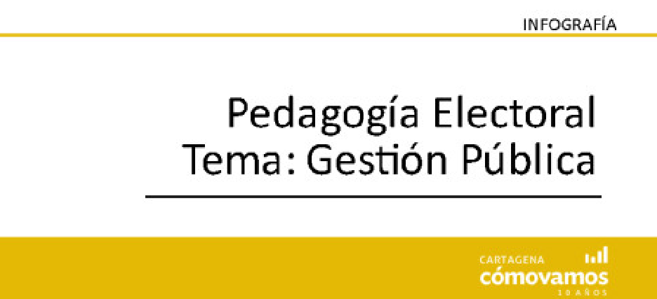 Pedagogía electoral: gestión pública | 2015