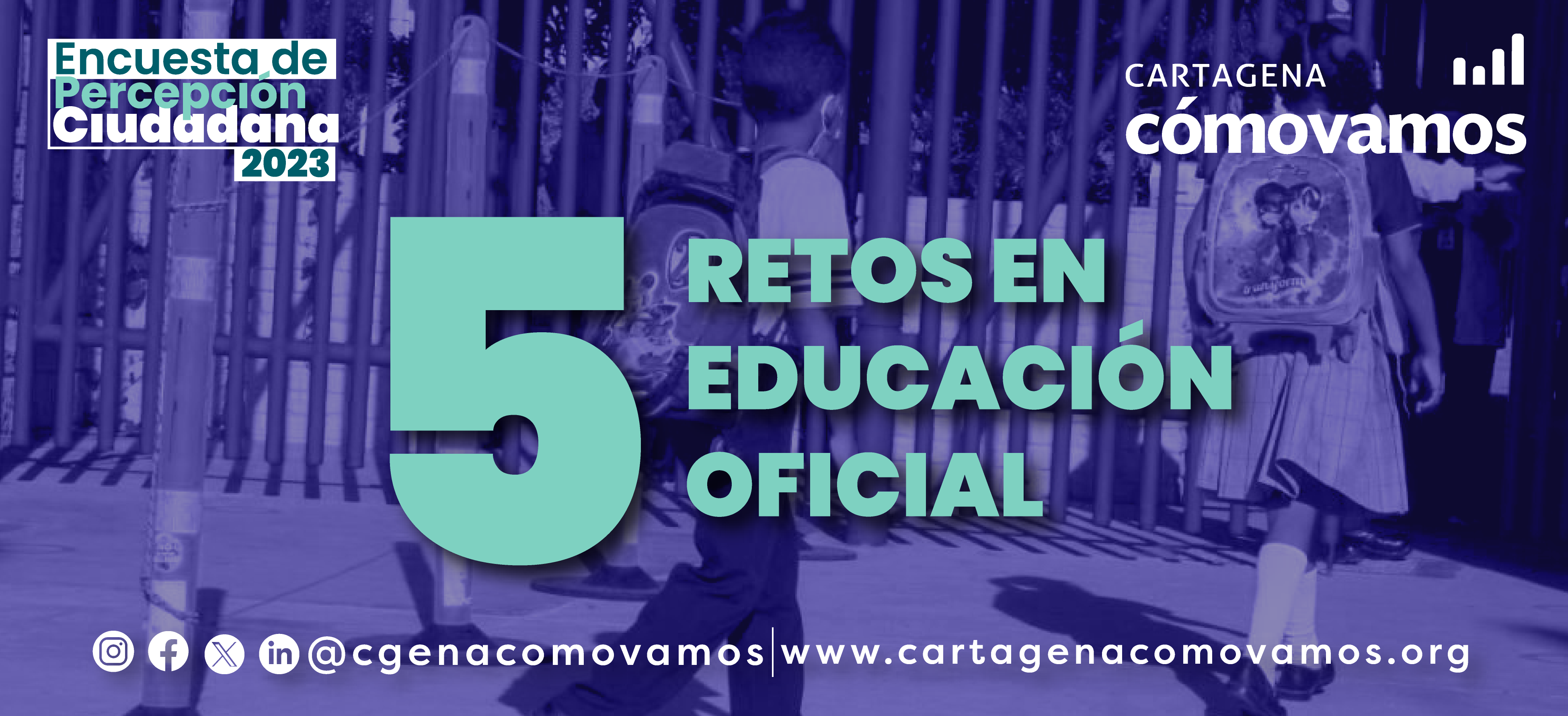 Retos de la educación oficial en Cartagena
