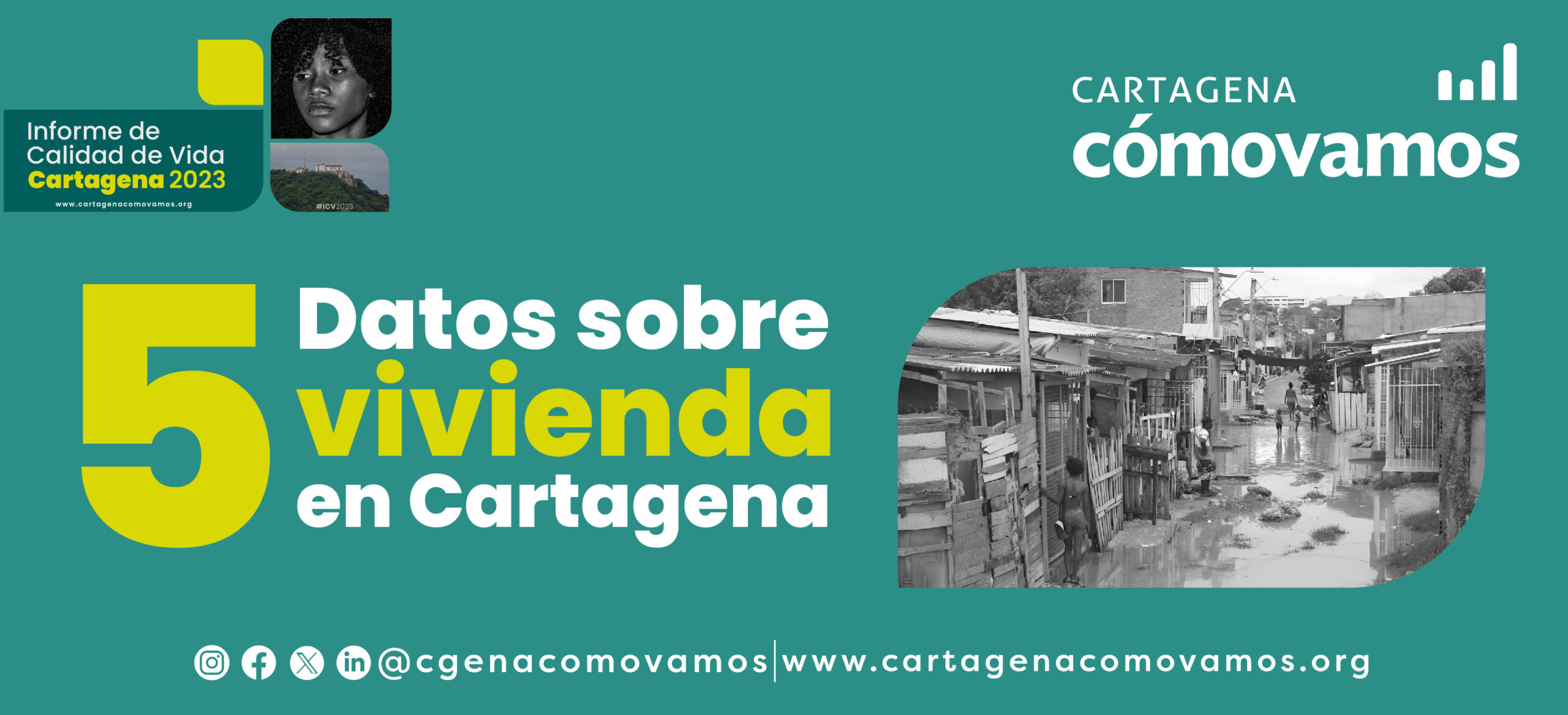 5 datos sobre vivienda en Cartagena, según ICV 2023