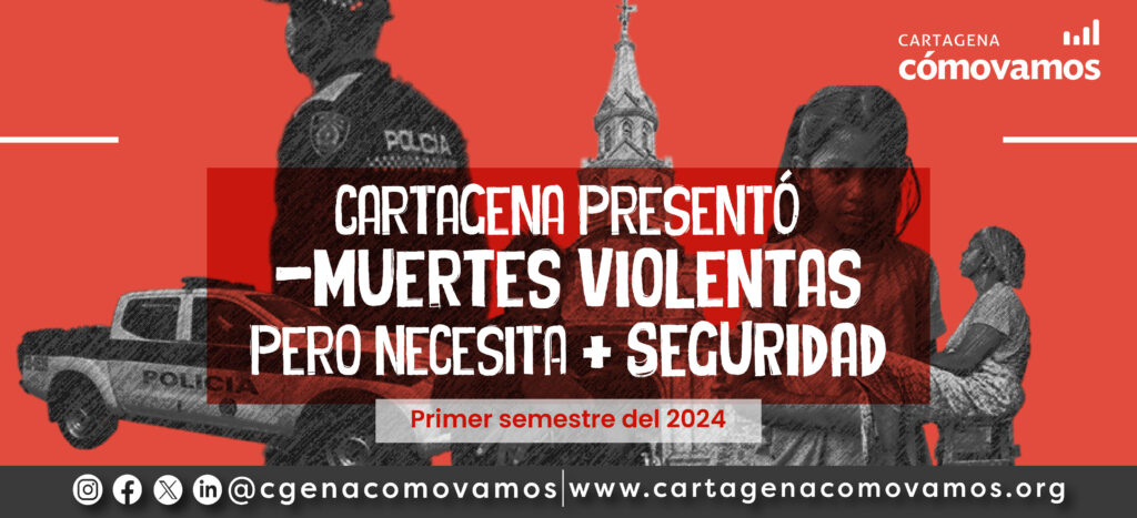 Cartagena presentó menos muertes violentas pero necesita más seguridad