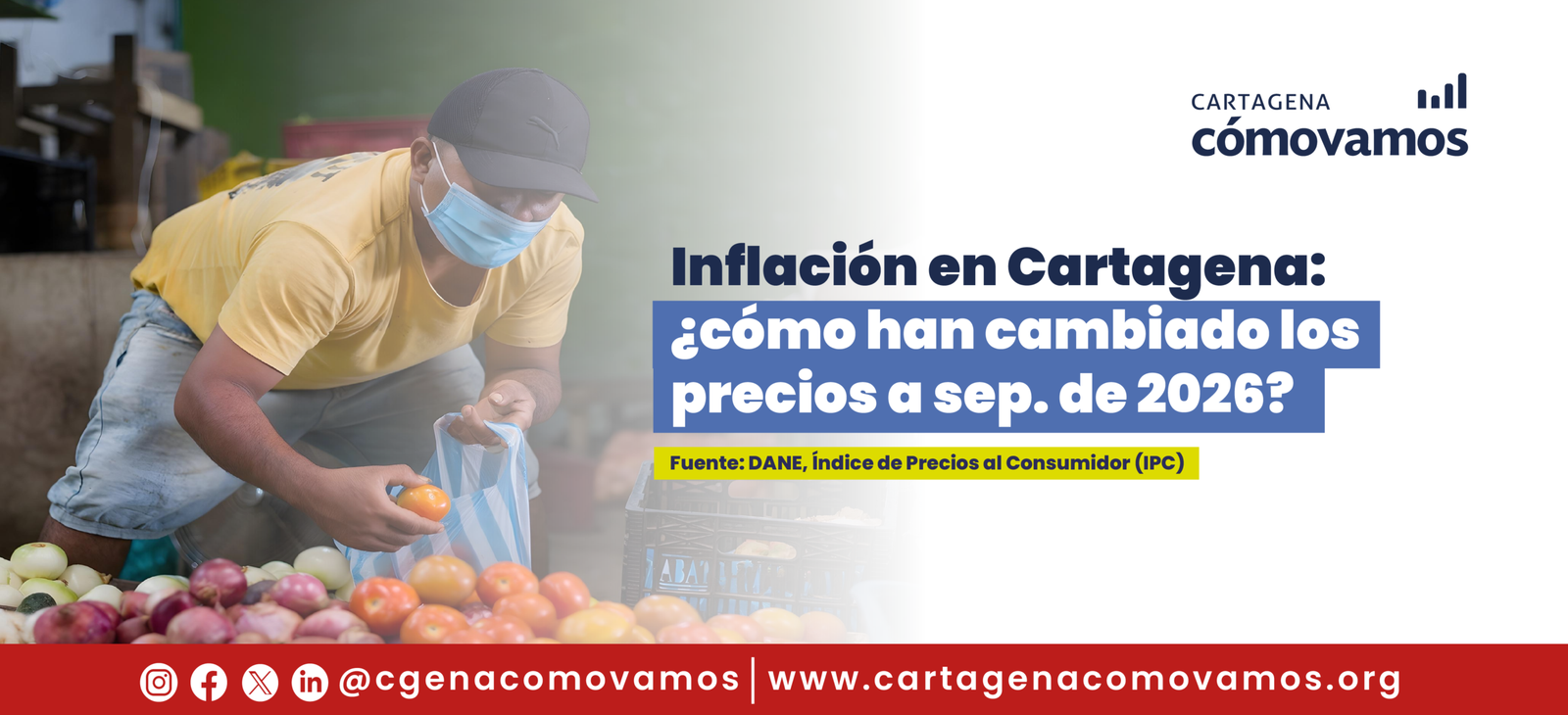 Inflación en Cartegana: ¿Cómo hann cambiado los precios a sep. de 2026?